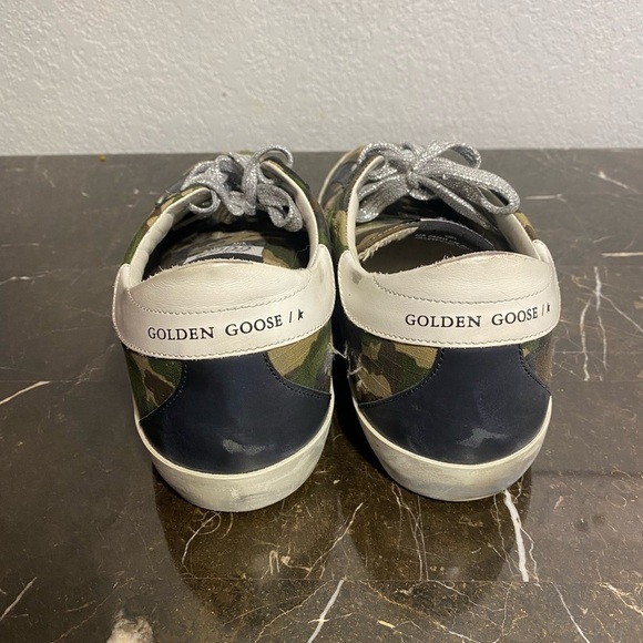 Golden Goose Superstars in Camo Ripstop Hot Pink Star - Picture 5 of 13